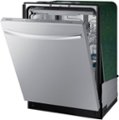 Samsung - StormWash 24" Top Control Built-In Dishwasher with AutoRelease Dry, 3rd Rack, 48 dBA - Stainless steel